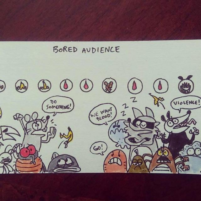 The Bored side of the Audience!